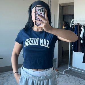 “San Diego ” navy tee